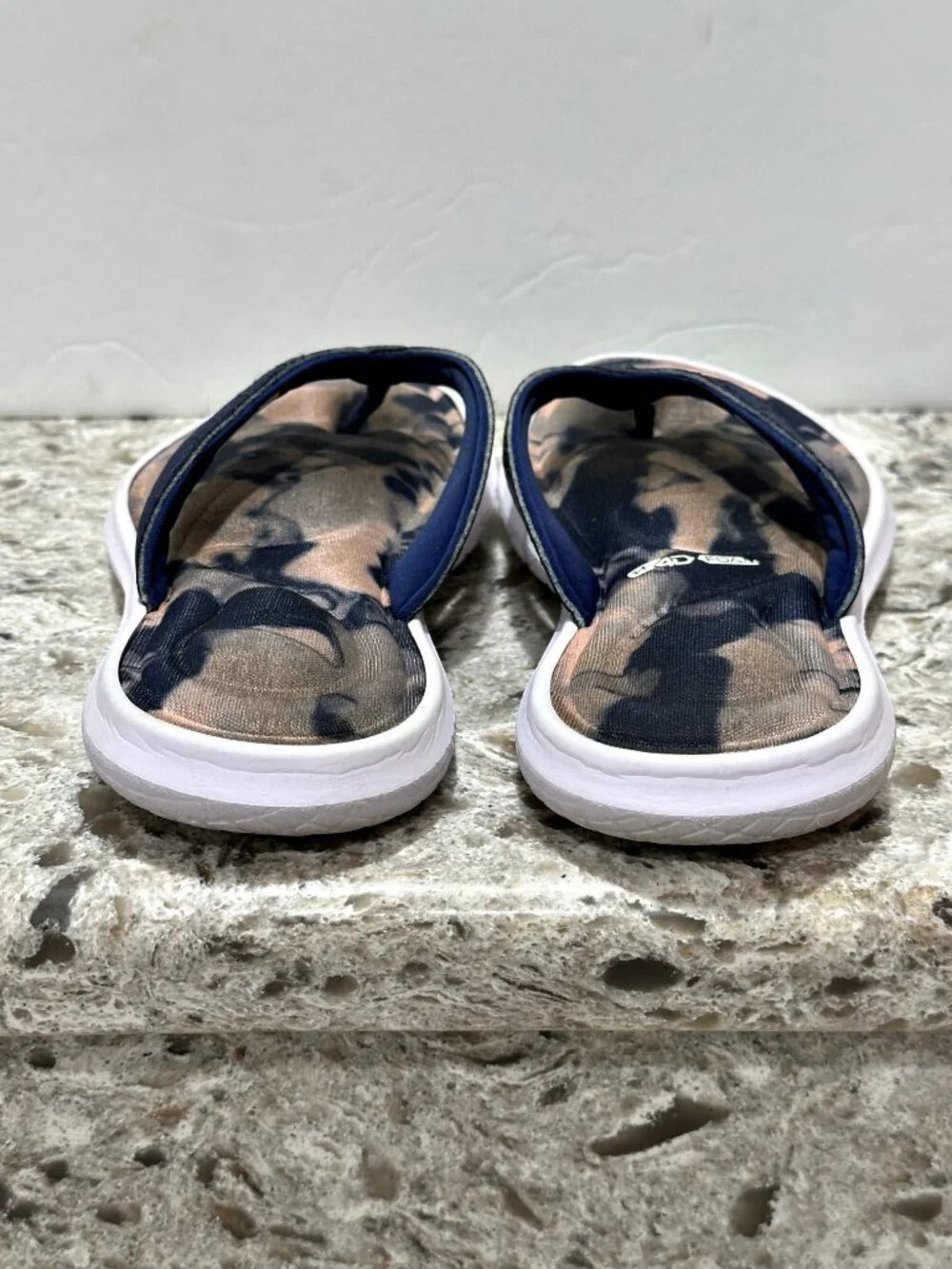 Under Armour Sandals Youth 1 Marbella VII Flip Flops 4D Foam CAMO Tie-dye Sandal